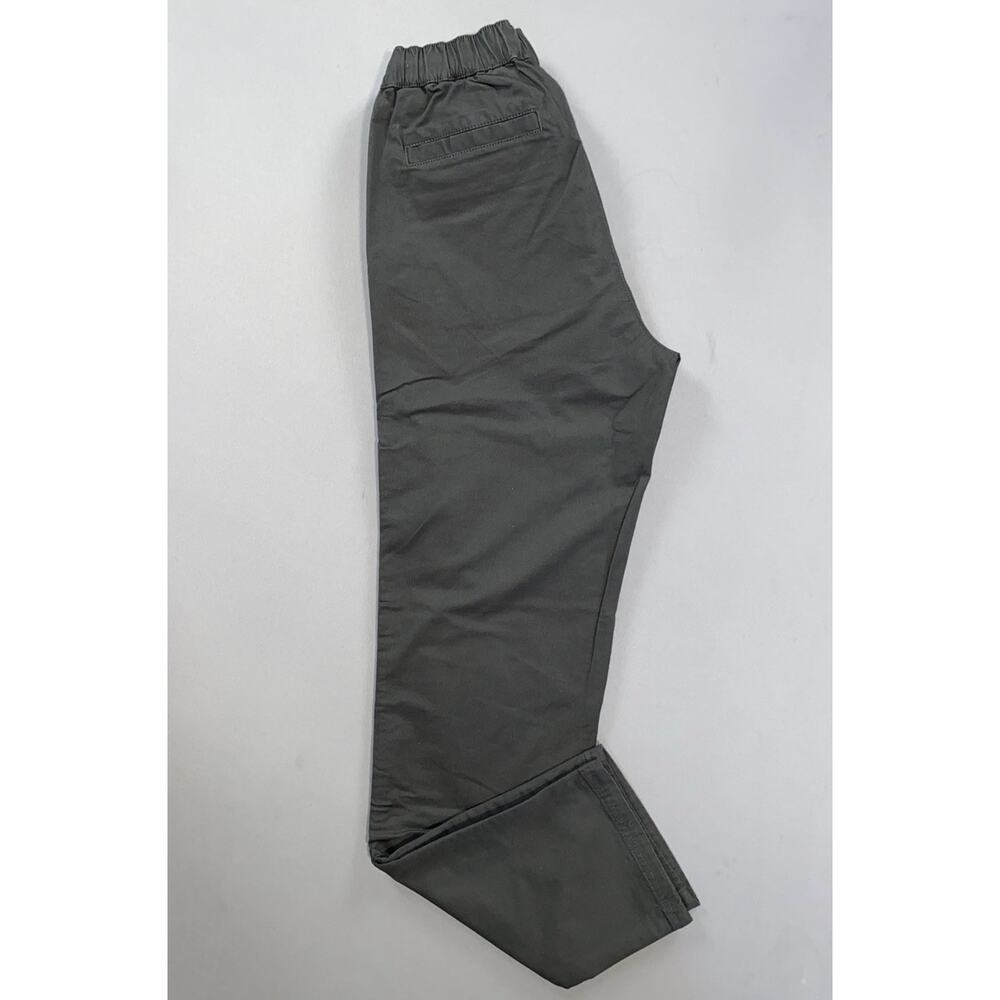Pact Men's Pull On Elastic Waist Organic Cotton Pants. Gray, Men's L. NEW!